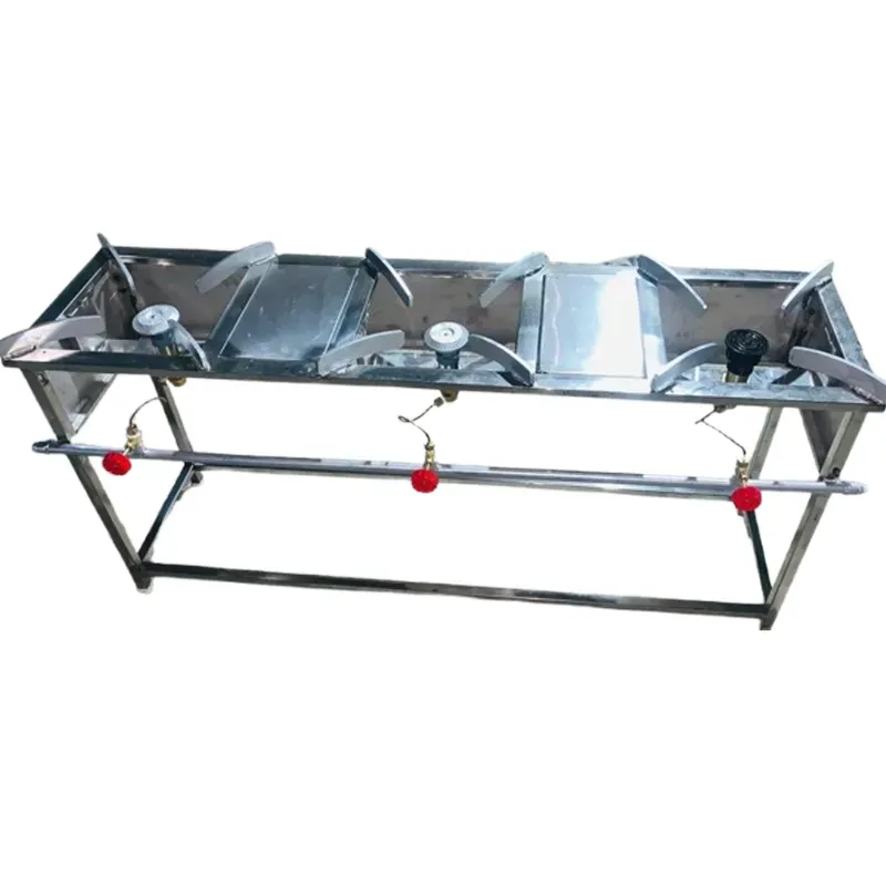 Stand Type 48 x 12 x 32 Inch Chinese Cooking Range with 2G and 1T Burner Model for Commercial Kitchen Use