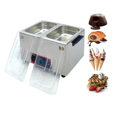 ADORMA CM 15 DBL Stainless Steel Chocolate Melter, 600 W with 1 Year Warranty