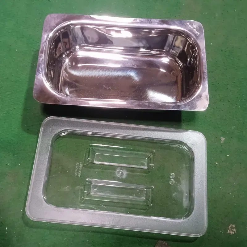 ADORMA Stainless Steel Chocolate Melting Pan and Transparent Lid Set for ADORMA CM 15 Chocolate Melter Machine