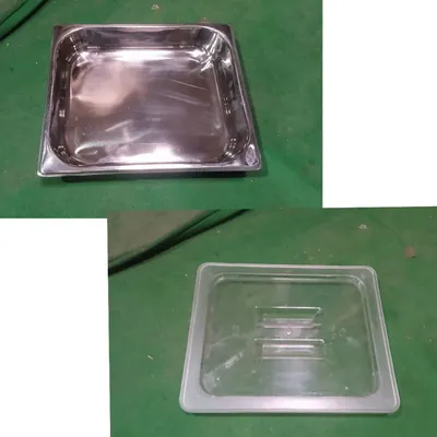 ADORMA Stainless Steel Chocolate Melting Pan and Transparent Lid Set for ADORMA CM 40 Chocolate Melter Machine