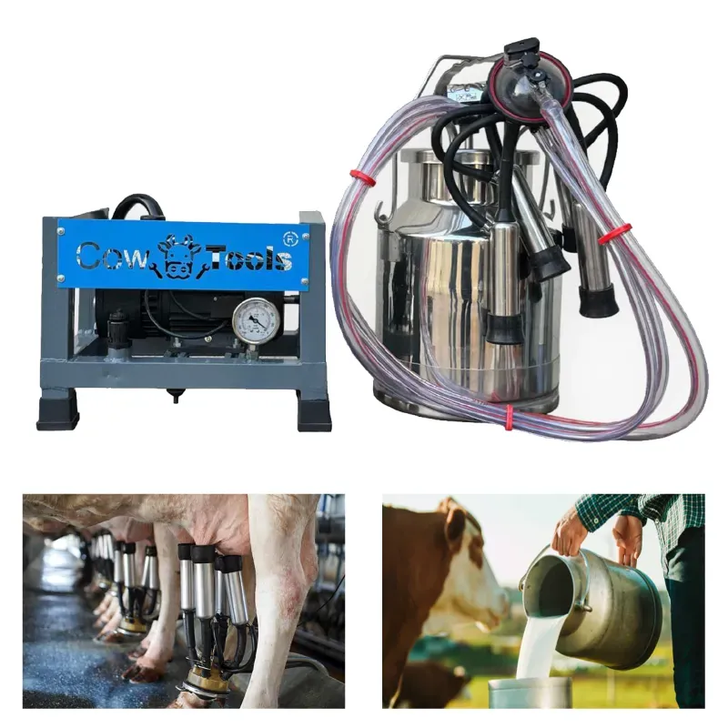 Cowtools Single Bucket (25 Litre) Milking Machine With 0.5 HP Motor, 150 LPM Pump & 1 Year Warranty
