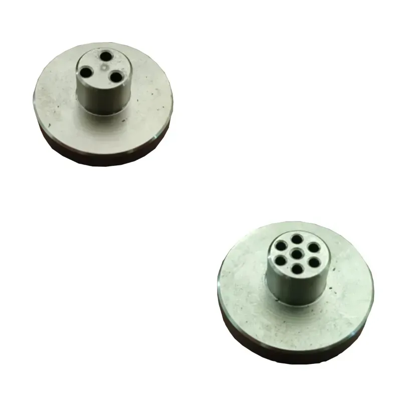 Combo of 7 Holes and 3 Holes Pola Making Die For Efficient, Consistent, And Hygienic Snack Production
