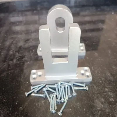 Combo of Aluminum Fixer and Holder Part for UFO Burger Making Machine