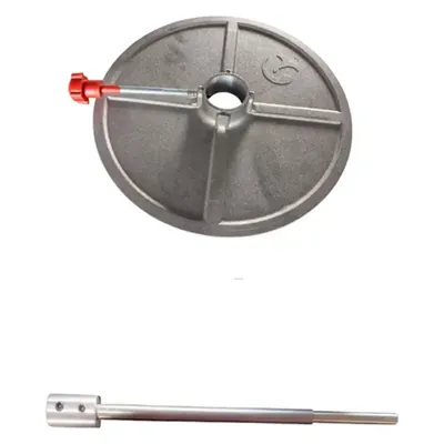 Combo Pack of Stainless Steel Stirring Shaft and Aluminium Plate for Commercial 40 Litre Curd Percolator