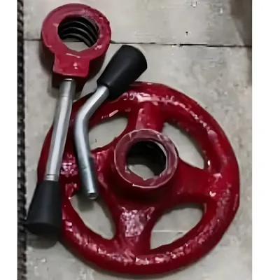 Combo of Cast Iron Adjuster Wheel, Mild Steel Upper Adjuster and Bottom Adjuster for Madhani Machine