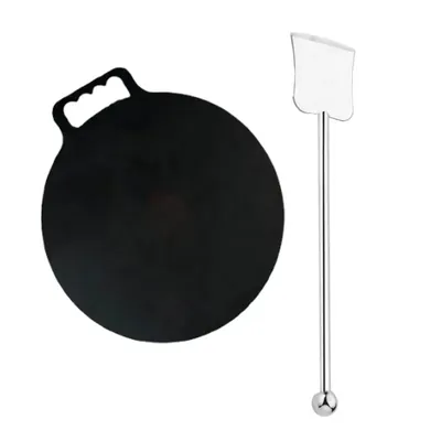 Combo of 20 Inch SS Palta and 12 Inch Dosa Tawa with Single Handle