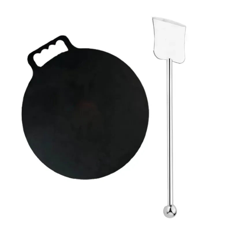 Combo of 20 Inch SS Palta and 12 Inch Dosa Tawa with Single Handle