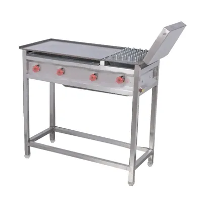 50 x 26 x 32 Inch Commercial Standing Type Jointless Chapati (Roti) Tawa Bhatti (Model : Platinum)