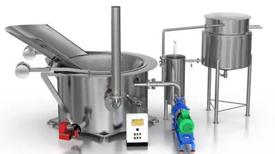 Commercial Circular and Rectangular Batch Fryer, 3 HP, 440 V