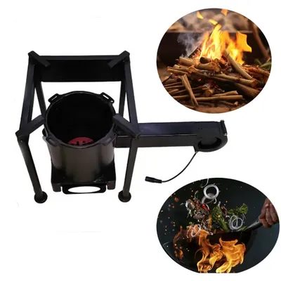 MW4 Domestic Cooking Stove With Ash Tray, Mild Steel Body
