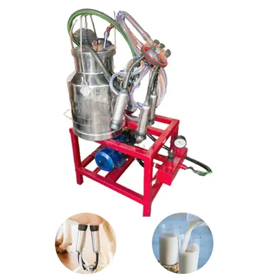 Vinspire Single Bucket (20 Litre) Milking Machine With 220 LPM Pump, 0.75 HP Motor & 6 Months Warranty