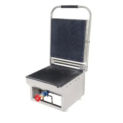 Mira Steels Steel Commercial Stainless Steel 4 Slice Gas Operated Sandwich Griller