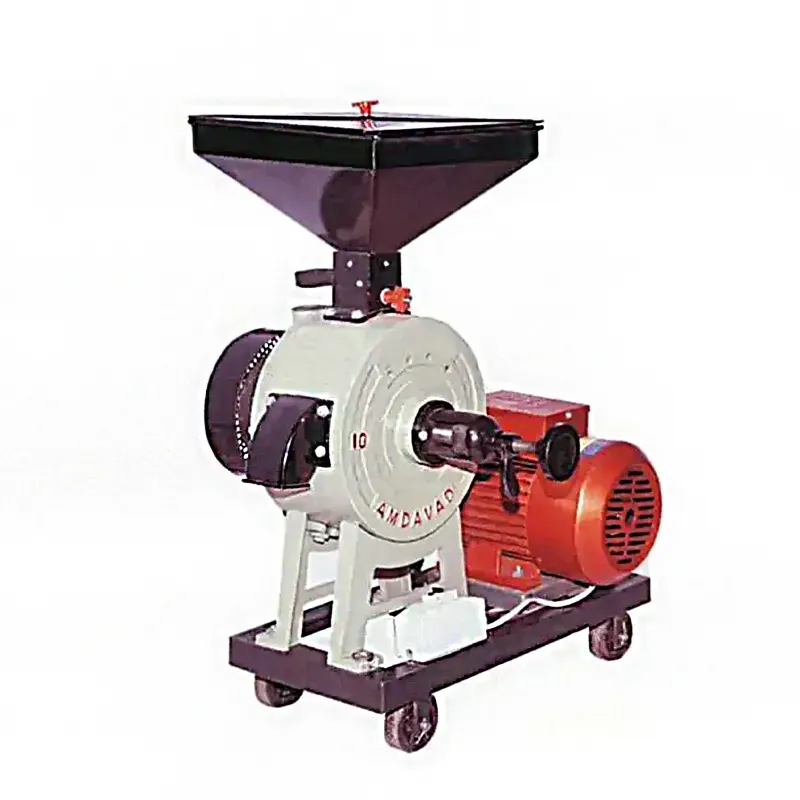 Commercial 10 Inch Stone Type Vertical Flour Mill/Atta Chakki with 1.5 HP Copper Motor, 15-18 kg/hr Capacity