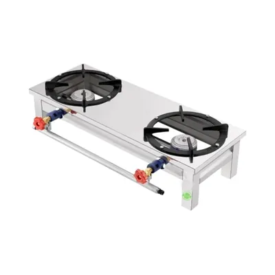 Commercial 11 x 30 Inch Dual Burner Gas Bhatti