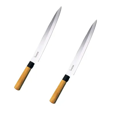 Smart Chef LASJ008 Stainless Steel Sushi Knife (2pcs), 8 Inch Blade for Commercial Sashimi Slicing, Sushi Slicing