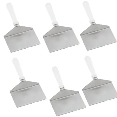 Smart Chef HS40115, 6 x 5 Inch Pizza Lifter/ Lifting Spatula 6pcs, Compact Cake and Pizza Server for Kitchens
