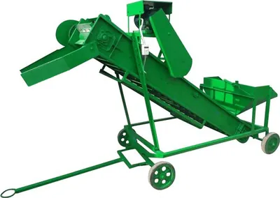 Commercial Heavy Duty Conveyor Belt Grain Loader Machine, Mild Steel, 1.5 HP