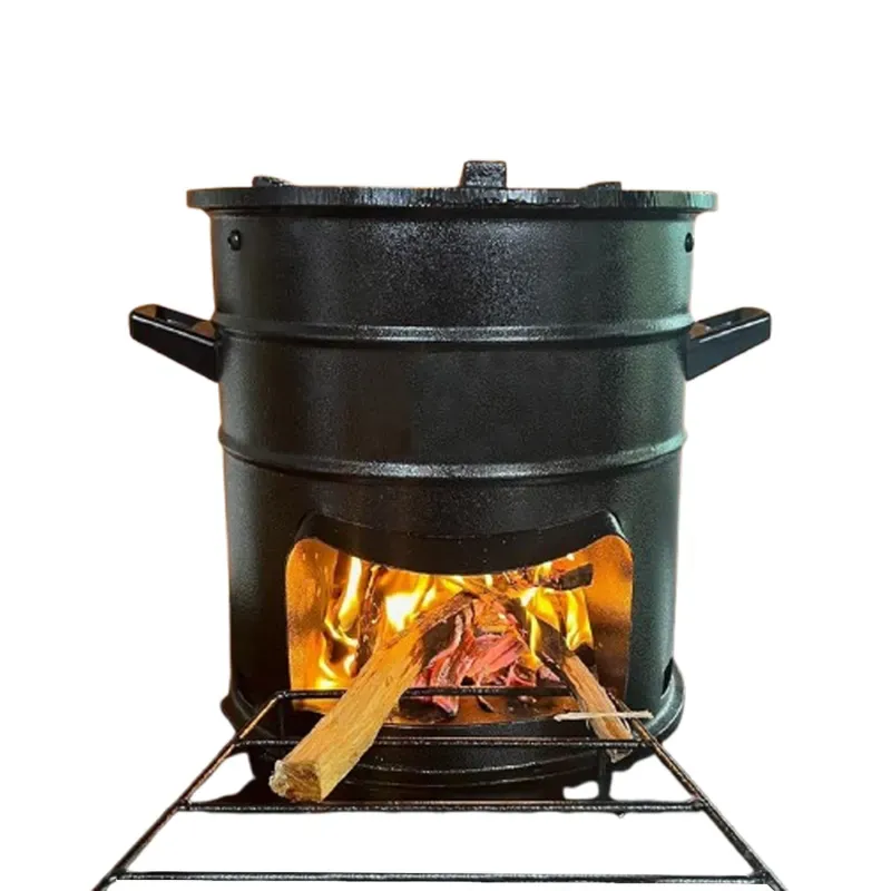 Mild Steel 30 x 30 Inch Biomass Cookstove, Cooking with Wood and Twigs for Outdoor Catering & Rural Household Cooking