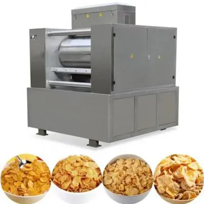 Heavy Duty Corn Flakes Making Machine, 100-120 kg/hrs