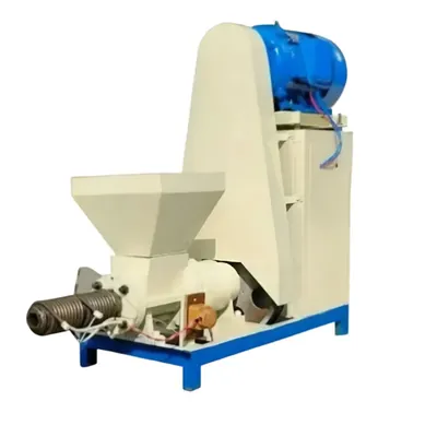 Commercial 20 HP Cow Dung Screw Type Bio Coal Briquetting Machine, 250 kg/hr Output