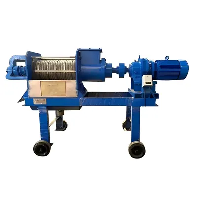 Gurdev Shakti Automatic Cow Dung Dewatering Machine Set with 10 HP Motor, 4 Ton/hr