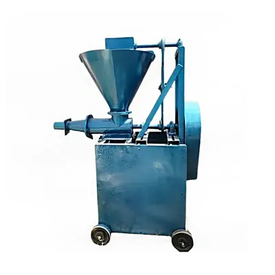 Automatic Cow Dung Log Making Machine With 5 HP Motor & 300 kg/hr Capacity