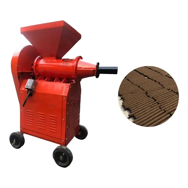 Semi Automatic Cow Dung Log Making Machine 5 HP Three Phase Motor
