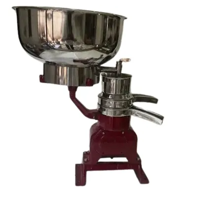 120 LPH Manual Operated Cream Separator With SS Bowl & 15 Litre Tank Capacity