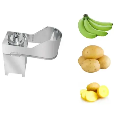 Heavy Duty 2 in 1 Slicer Machine, 1 HP Motor, 200-300 kg per hour, Stainless Steel Body