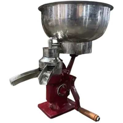 165 LPH Hand Operated Milk Cream Separator With SS Bowl & 20 Litre Tank Capacity