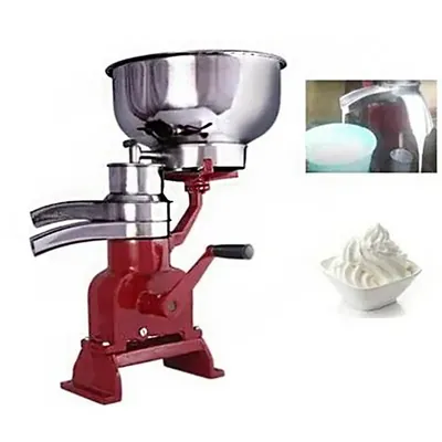 90 LPH Hand Operated Cream Separator With Stainless Steel Bowl & 12 Litre Tank Capacity