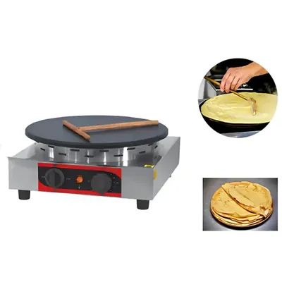 AKASA CM 12 Crepe Machine, 12 Inch Circular Plate, 1500 W