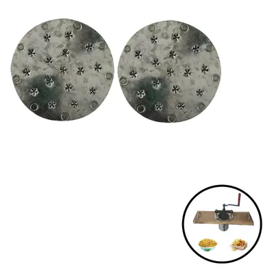 Pack of 2 Cross Shape Murukku Jali for Commercial Hand Operated Sev Machine