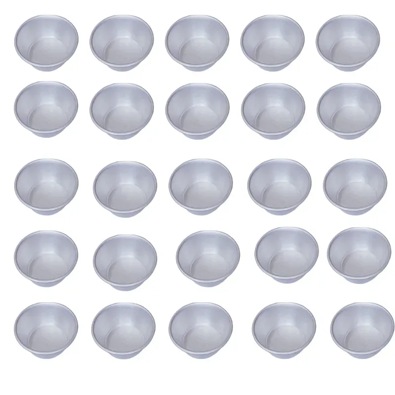 Aluminum Food Grade (Pack of 60) Muffin Moulds for Bakeries, Commercial Kitchen and Catering Service