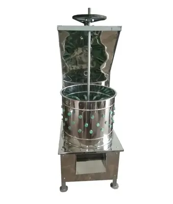 Top Model 7 Birds Chicken De-feathering Machine, With 1 HP Motor