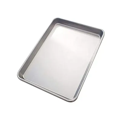 Pack of 2 Pcs 18 x 13 Inch Deep Baking Aluminium Rectangle Oven Tray