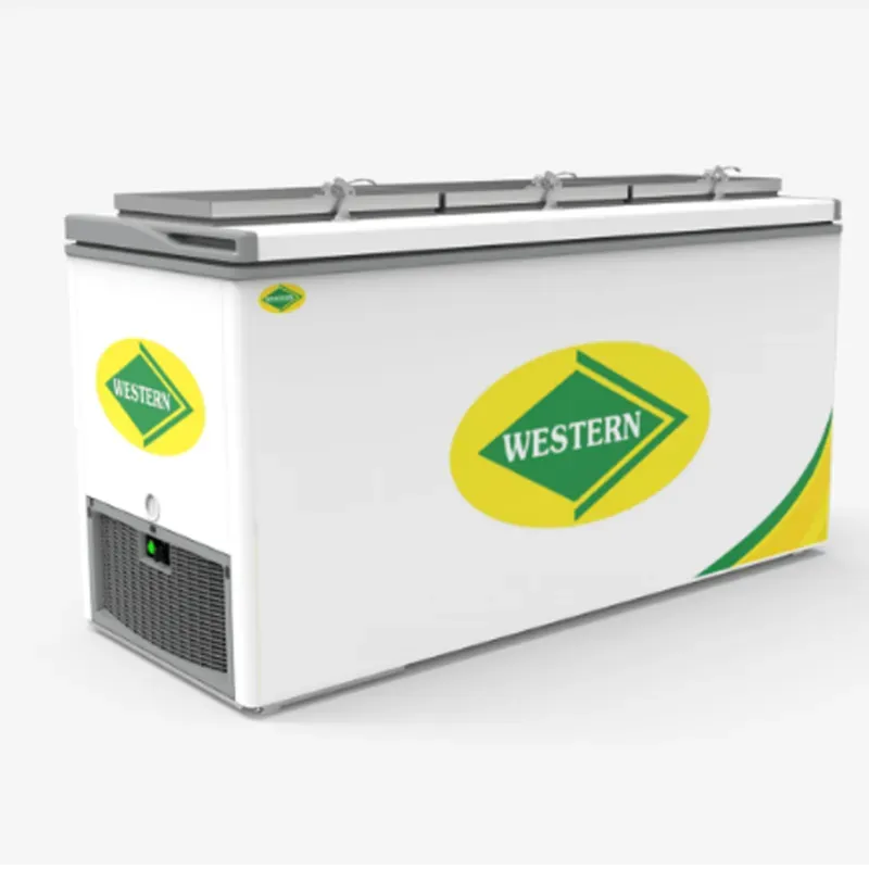 WESTERN 440 Litre Triple Door White Hard Top Eutectic Freeze, E525D320 for Supermarkets
