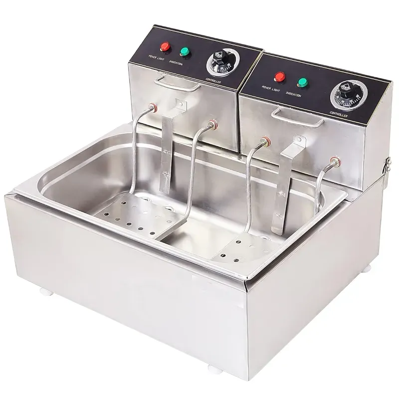 16 Litre Electric Deep Fryer, Single Pan, for Restaurant, Kitchen & Commercial Use