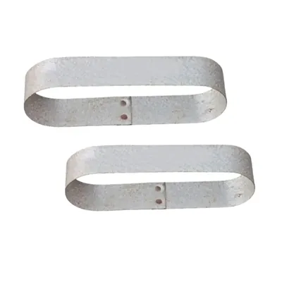 Aluminium 6 Inch Hot Dog Bun Ring, 2 Inch Deep for Hot Dog Bun (Pack-2 Pcs)