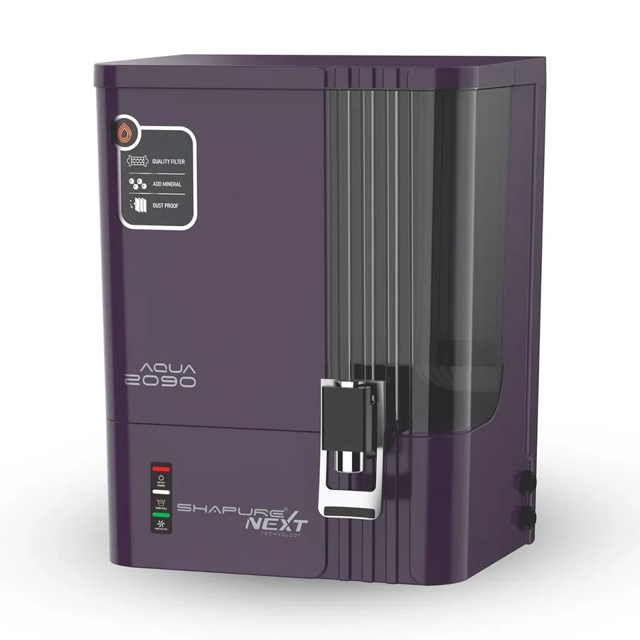 Shapure Aquacare 2090 Ro Purifier (Deep Purple -603) With 10 Litre Storage Tank