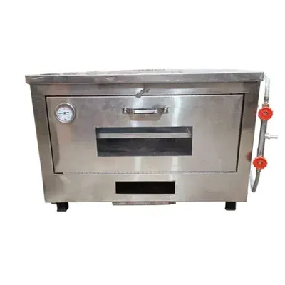 Heavy Duty Indian 20 x 20 Inch Gas Operated Pizza Oven, 8 Pizza