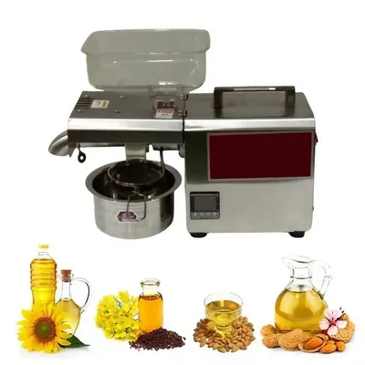 Domestic 600 W Stainless Steel Oil Expeller Machine, 3 to 5 kg/hr Capacity