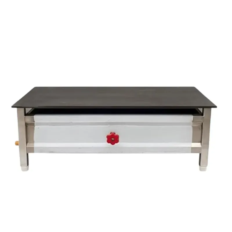15 x 30 x 11 Inch Table Top Dosa Bhatti with 10 mm Tawa, Gas Operated