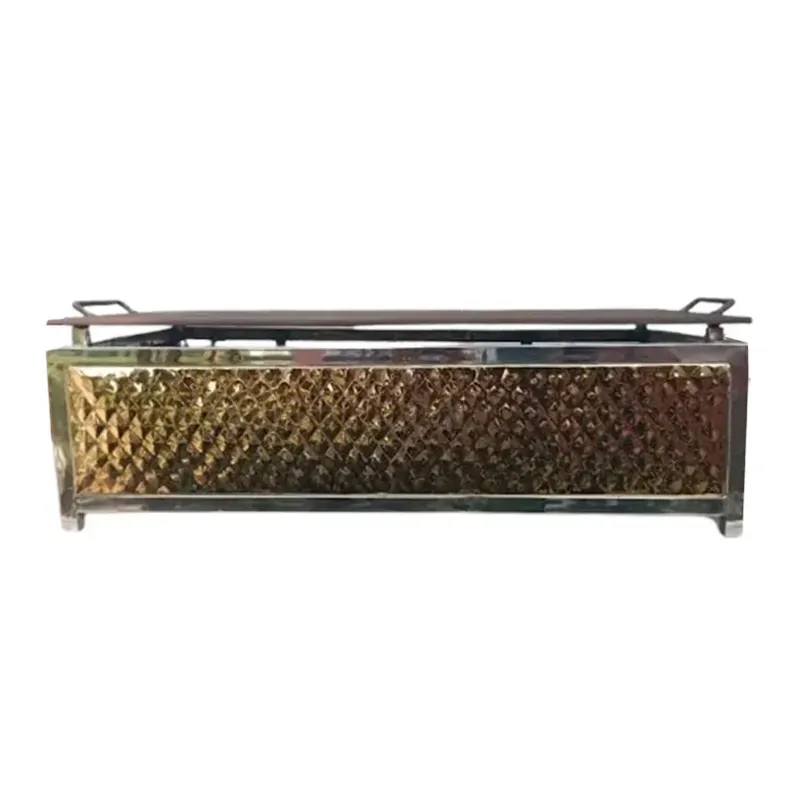 Golden Frame 18 x 36 x 11 Inch Gas Operated Dosa Bhatti With Steel Body For Commercial Canteen