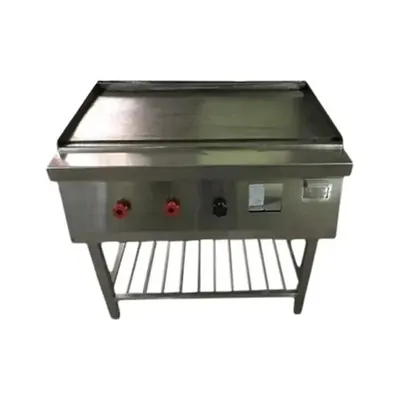 24 x 24 Inch Stand Type Dosa Bhatti with Oil Extract Tray and Pilot Burner With Stainless Steel Body