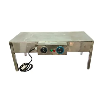 Commercial 15 x 30 Inch Electric Dosa Bhatti with MCB and 5 mm Stainless Steel Plate