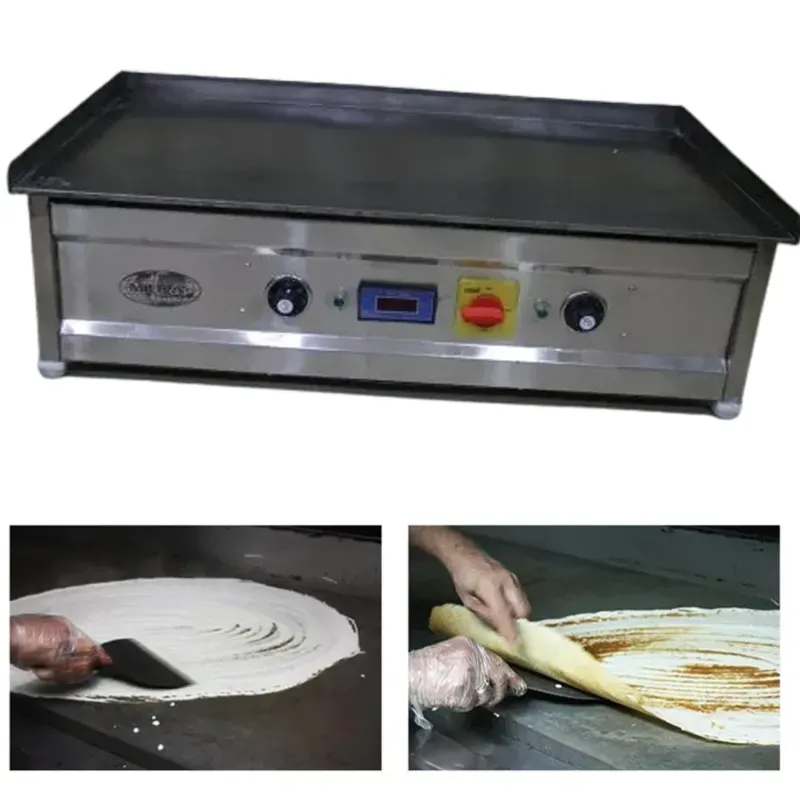 Electric 6 kW Table Top Dosa Bhatti 10 mm Plate, 15*39*12 Inch Size