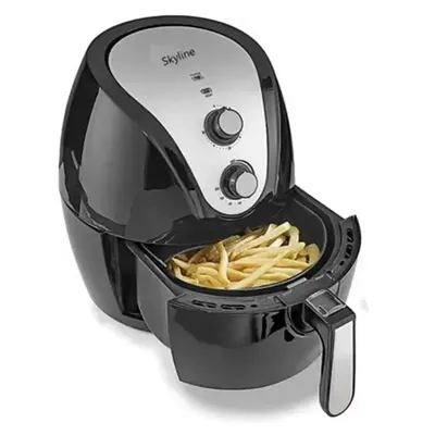 Skyline (Pack of 2) VTL-5115 Manual Air Fryer 1500 W 3.2 L with Double Basket Dual Cooking for Healthy Meals