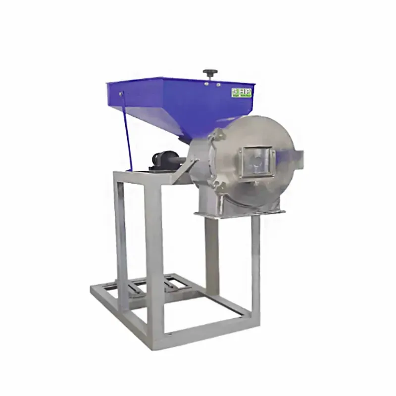 AMAR MS Double Chamber Pulverizer Machine with 5 HP Motor 35-40 kg/hr Capacity with Dual 4-Blade + 4-Blade Cutter System