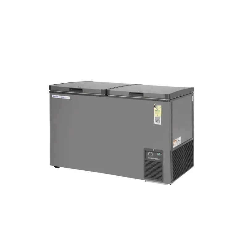 Voltas 295 Litre Convertible Double Chest Freezer With Roller Wheels, CVF320DA4-P2-PL, 3 Star
